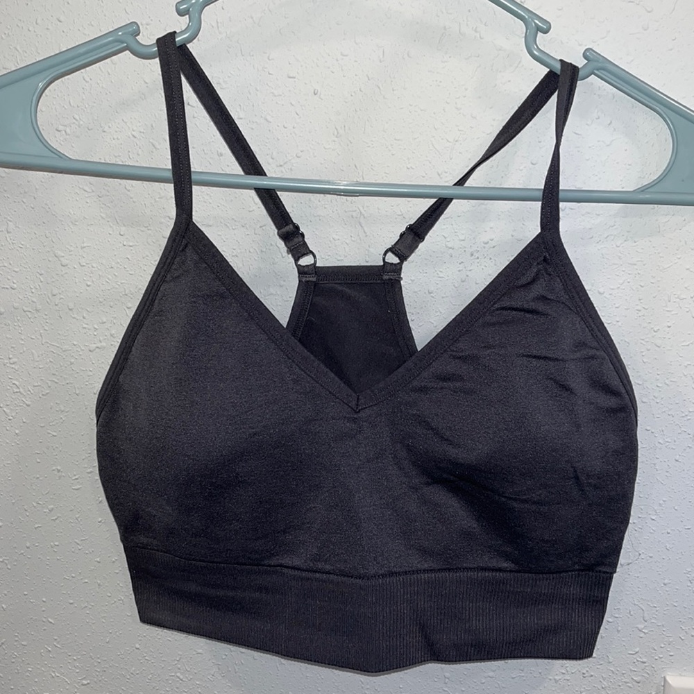 Grey PINK Sport Sport Bra
